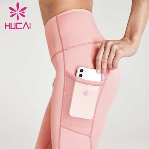 wholesale pink brand yoga leggings high quality hip lifting fitness pants