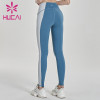 wholesale dark blue yoga leggings hip lifting fitness pants