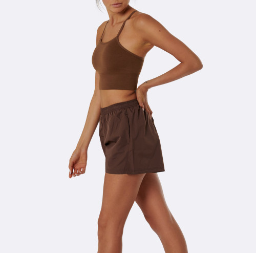 womens sweat shorts wholesale elastic waist black jogger pants