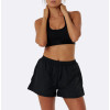 womens sweat shorts wholesale elastic waist black jogger pants