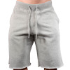 men fleece jogger shorts black wholesale