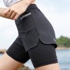 black custom design women's trail running shorts wholesale