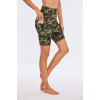 camo printed biker shorts wholesale women high waisted legging