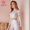 Hot stamping printing high collar athletic fit T-shirt wholesale