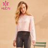 Wholesale Half Zip Jacktes Sports Crop With Pocket
