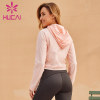 Wholesale Half Zip Jacktes Sports Crop With Pocket