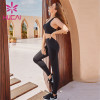 Wholesale Black Sports Underwear And Yoga Pants Suits