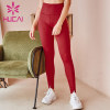 Red Printed Ygm Pants Custom Custom ygm leggings Manufacture Private Label Factory Supplier