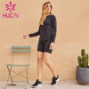 Black Sports T-shirt And 4-point Pants Suit Wholesale