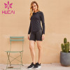 Black Sports T-shirt And 4-point Pants Suit Wholesale