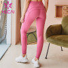 Pink High Waist Leggings Custom Wholesale