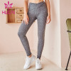 Customized Wholesale High Waist Printed Fitness Pants