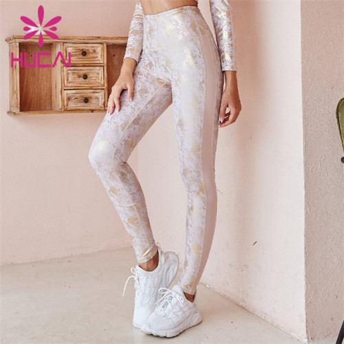 High Waist Printed Tights Wholesale Customization