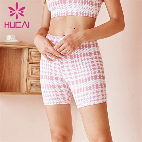 Wholesale Custom Checked Cycling Shorts