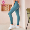Customized Wholesale Solid Color High Waist Fitness Pants