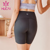 High Waist Solid Color Cycling Shorts Custom