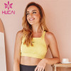 Customized Wholesale Solid Color Mesh Design Sports Bra