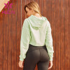 Custom Solid Color Long Sleeve Hooded Sweatshirt