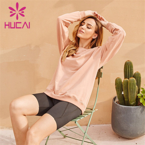 Long Sleeve Sweatshirt And Cycling Shorts Suit Customization