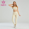 Sexy Contrast Sports Bra And Leggings Suit Customization