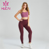 Manufacturer Of Solid Color Sports Bras And Yoga Pants gym clothes supplier