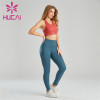 Wholesale Workout Clothes Leopard Fitness Loose athletic shirts Set