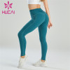 Wholesale Blue Slim-fitting Abdomen And Hip Leggings