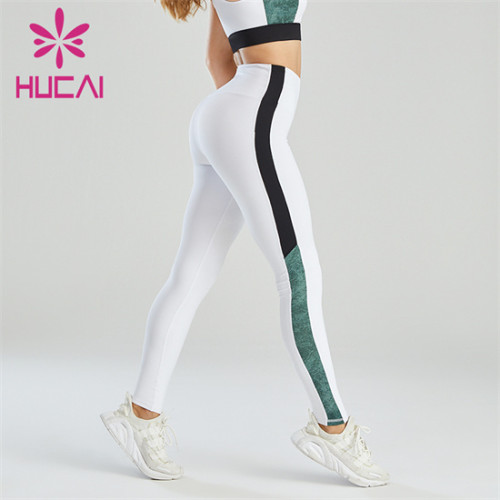 Customized Three-color Striped Slim-fit Yoga Pants