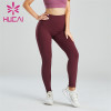 Crimson High Waist Slim Hips Yoga Pants Wholesale