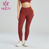 Pocket Design High Waist Hip Leggings Custom Wholesale
