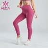 Pink High Waist Running Fitness Leggings Custom Wholesale