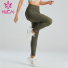 Dark Green Running Fitness Yoga Leggings Custom Wholesale