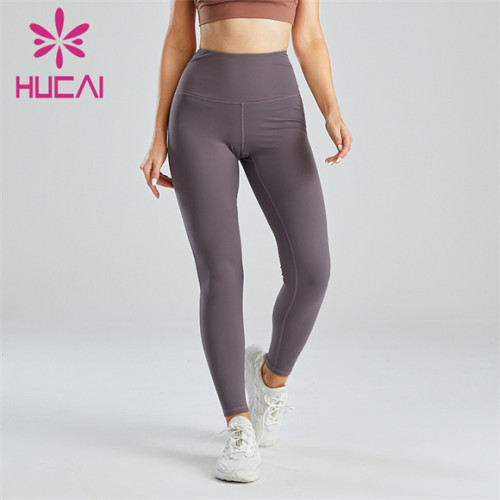 Gray Slim Hip Lifting Leggings Private Label Supplier Factory