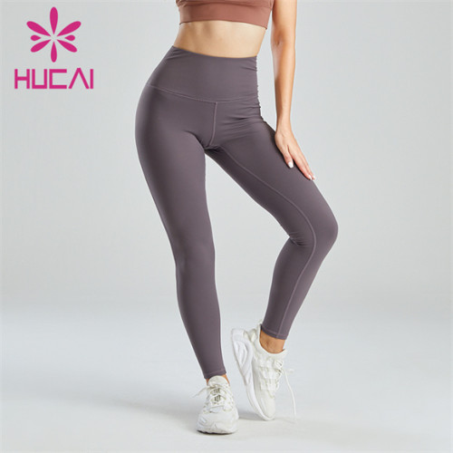 Gray Slim Hip Lifting Leggings Private Label Supplier Factory