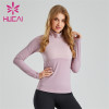 Up And Down Stitching Design Turtleneck Sweatshirt Wholesale