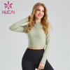 Ladies Long Sleeve Open Back Skinny Sweatshirt Wholesale