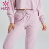 Light Pink Comfortable Ladies Sweatpants Wholesale