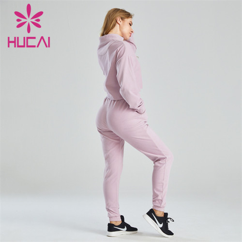 Ladies Loose Sweater And Sweatpants Suit Customization