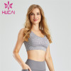 Gym Ladies Grey Backless Sports Bra Bulk Wholesale