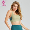 Fashion Two-color Stitching Sports Bra Custom Supplier