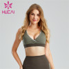 Sexy V-neck Cross Design Sports Bra Customization