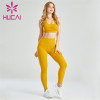 Orange Yellow Yoga Sports Suit Custom Wholesale