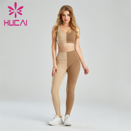 Ladies Fashion And Novel Splicing Sports Suit Customization