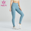 Ladies Light Blue Slim Fit Leggings Wholesale