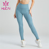 Ladies Light Blue Slim Fit Leggings Wholesale