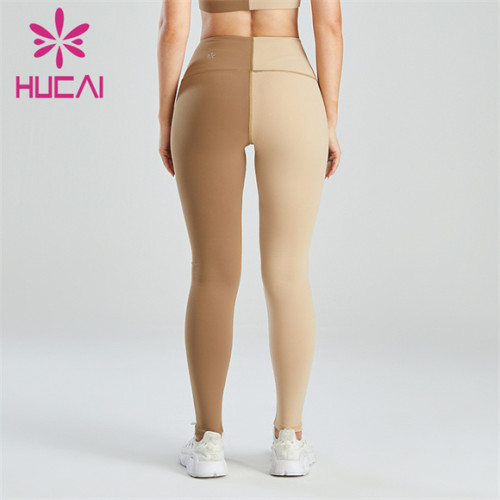 Ladies Fashion And Novel Two-color Stitching Leggings Customization