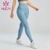 Ladies Light Blue High Waist Slim Leggings Wholesale