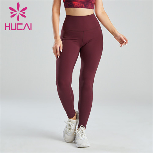 Ladies Crimson Fitness Yoga Leggings Wholesale