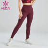 Custom Ladies Crimson Fitness Yoga Leggings Factory Manufacturer