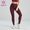 Custom Ladies Crimson Fitness Yoga Leggings Factory Manufacturer